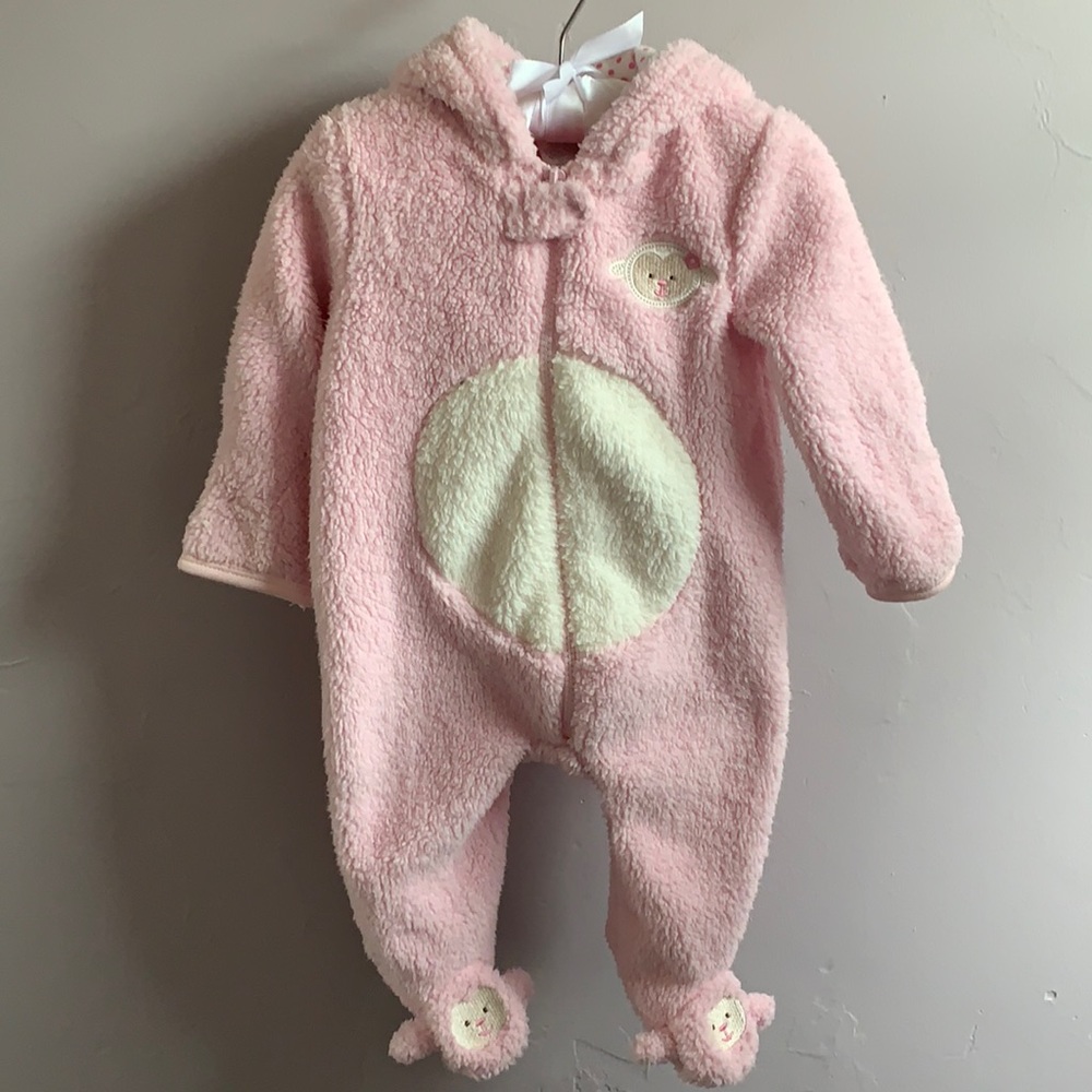 Baby Bunny Pajama/Bodysuit Pink